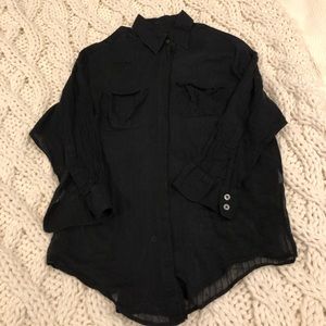 Elizabeth and James Linen Blouse